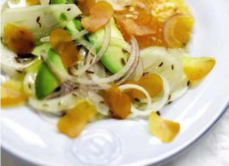 Salade de Poutargue et Fenouil chez Pierrot