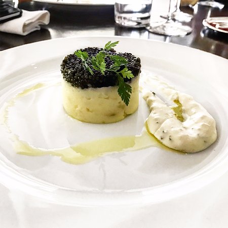 Recette écrasé de pomme de terre & caviar